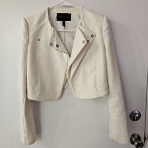 BCBG Max Azria Women's Cream Jacket